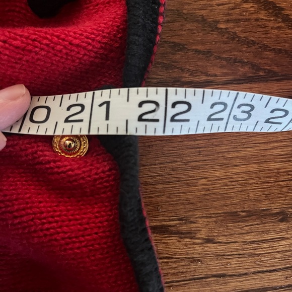 Crystal Kale Scottie Scottish Terrier Red Christmas Holiday Sweater Vintage - Picture 6 of 7